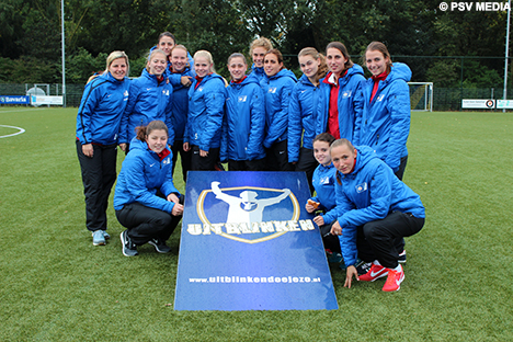 Ook de speelsters van PSV/FC Eindhoven zijn weer aanwezig.