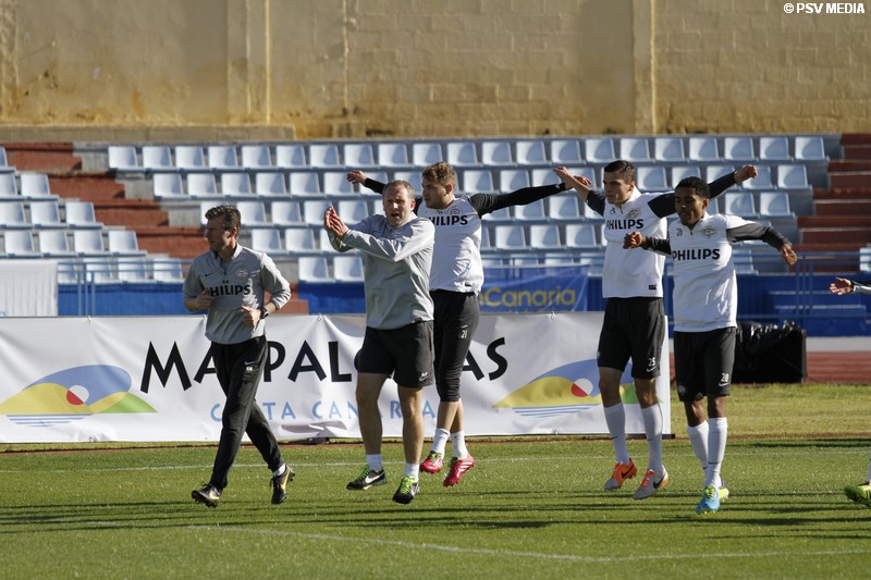 Ochtendtraining PSV-selectie in 30 beelden