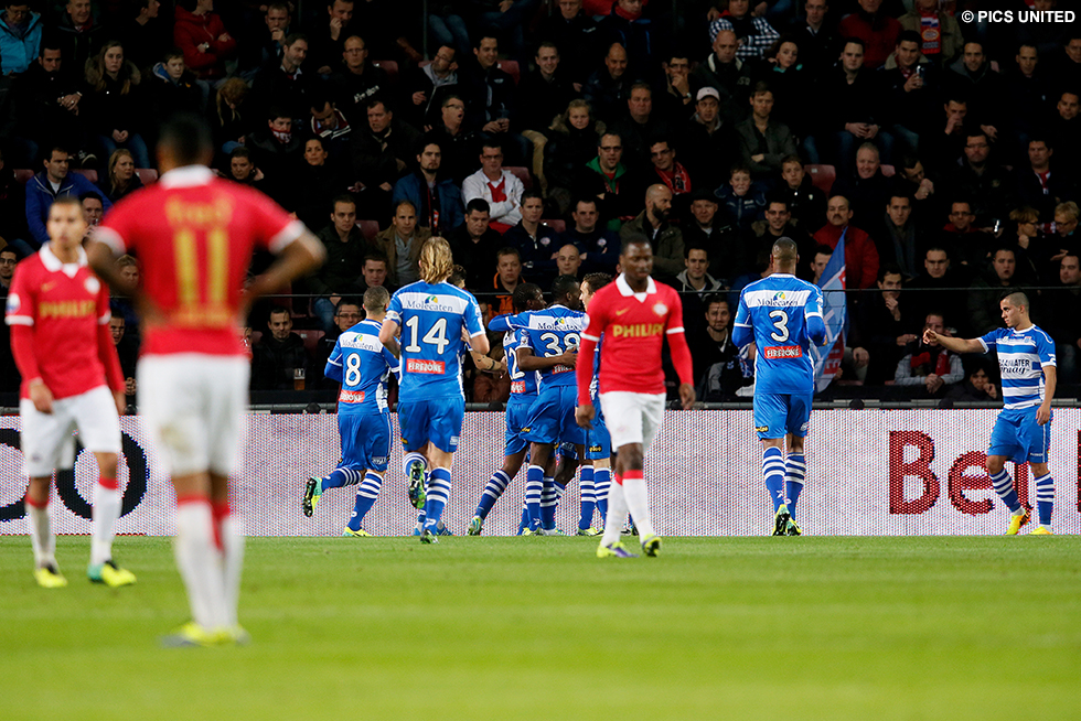 Vorig seizoen eindigde het duel in Eindhoven in een 1-1 gelijkspel | © Pics United