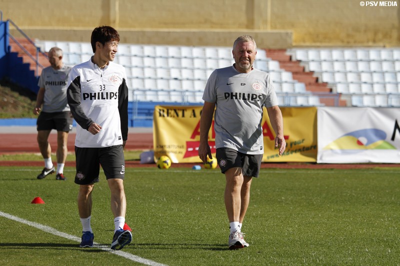 Ochtendtraining PSV-selectie in 30 beelden