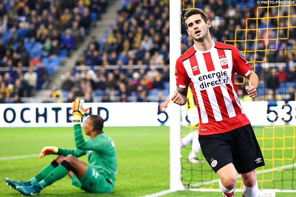 Eerder dit seizoen scoorde Pereiro tweemaal tegen Vitesse