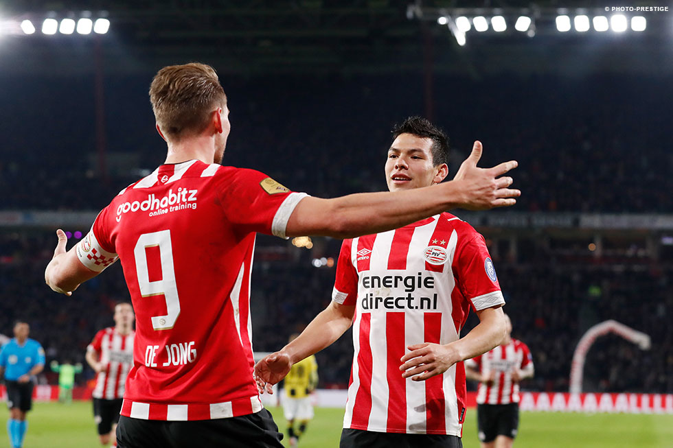 De Jong en Lozano weten elkaar dit seizoen te vinden