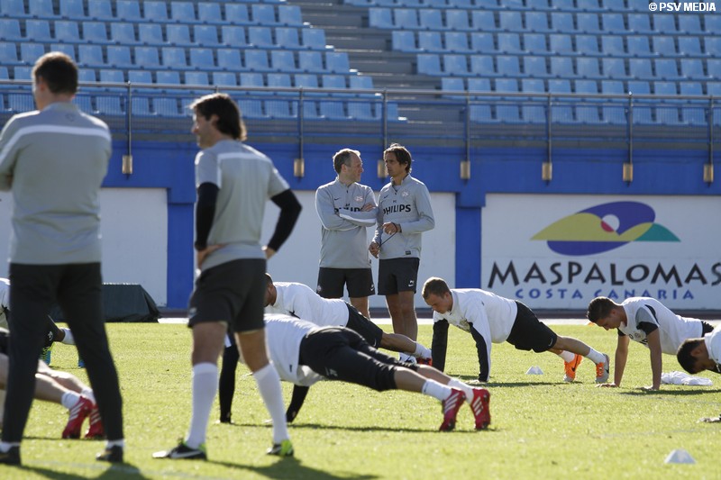 Ochtendtraining PSV-selectie in 30 beelden