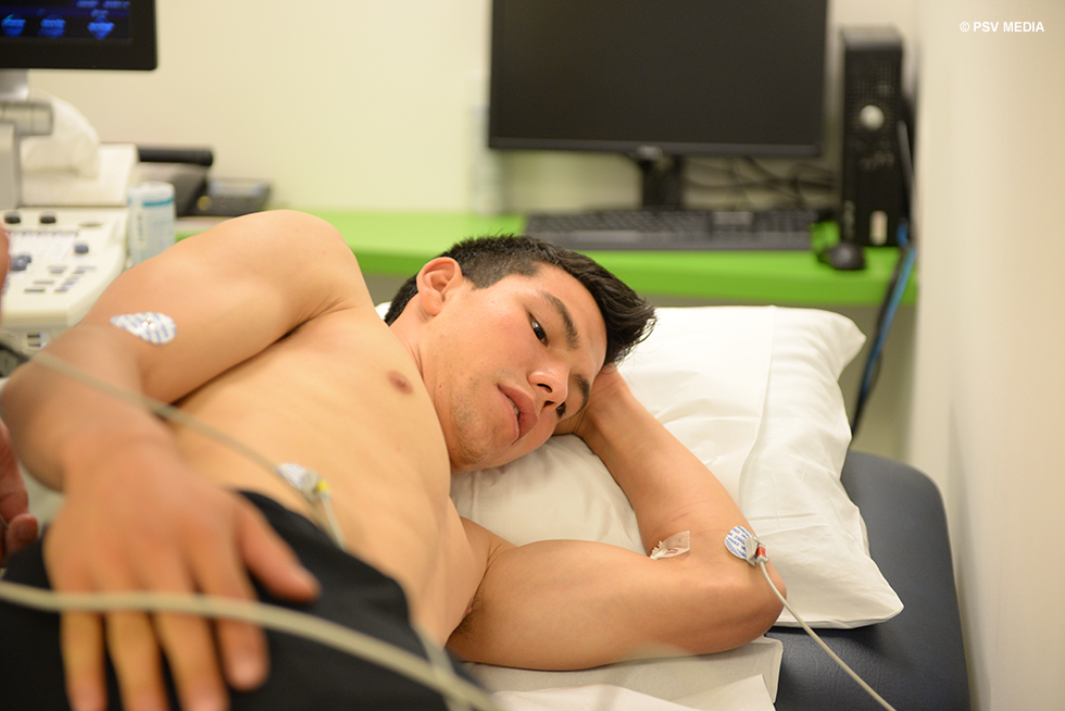 Hirving Lozano werd maandagmiddag gekeurd bij TopSupport