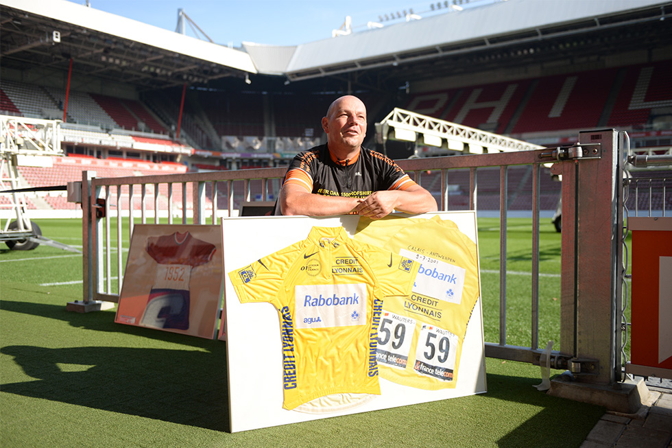 Ton Merckx met het topstuk uit zijn verzameling