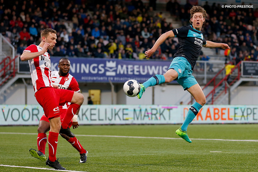 Lammers kreeg een aantal kansen in de eerste helft