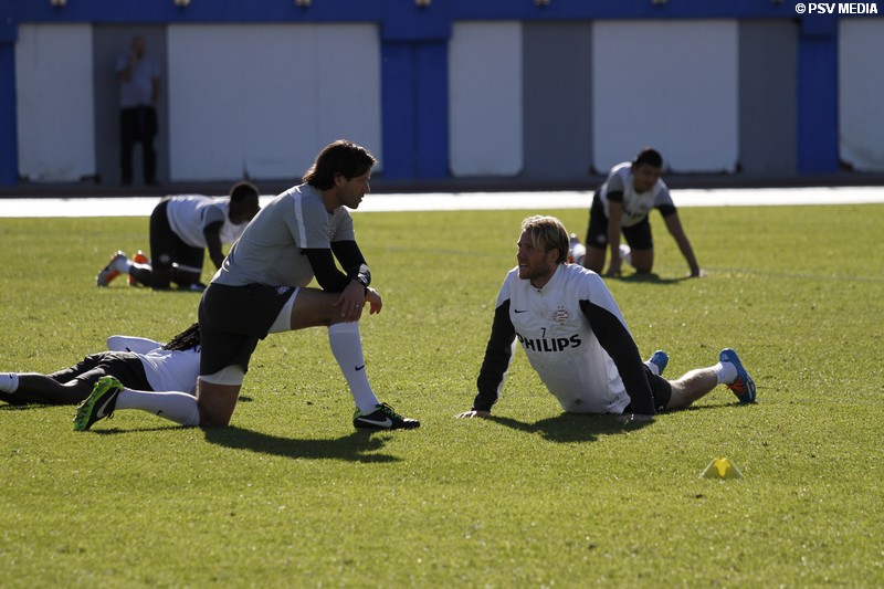 Ochtendtraining PSV-selectie in 30 beelden