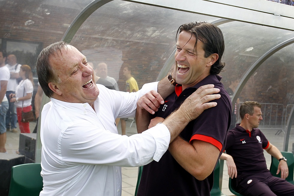 In 2012 werkte Ernest Faber als assistent-trainer samen bij PSV met Dick Advocaat