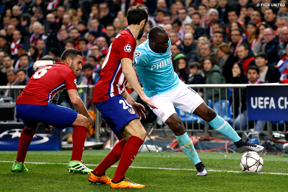Jetro Willems hield het 75 minuten vol in Estadio Vicente Calderón | © Pics United