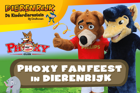 Beleef het Phoxy FANfeest in Dierenrijk!