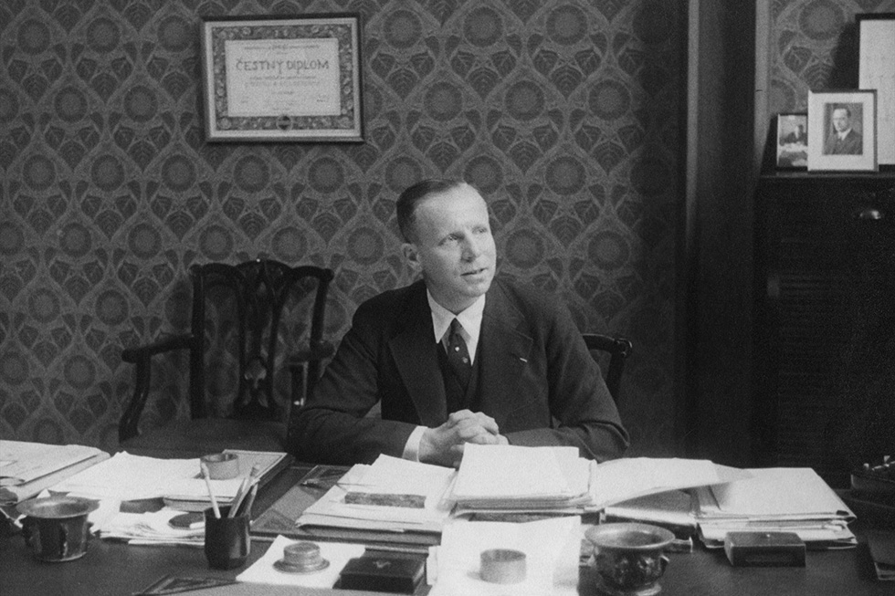 President-directeur ir. Frans Otten van Philips speelde na de oorlog een vooraanstaande rol in de groei van PSV | &copy; Erich Salomon