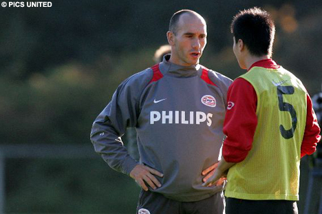 Oud-PSV&rsquo;er J&uuml;rgen Dirkx keer terug in Eindhoven.