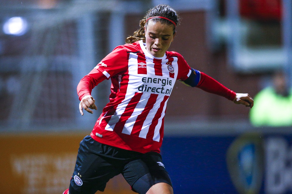 Kuijpers was met doelpunten belangrijk voor PSV Vrouwen | © FOTOTB.NL