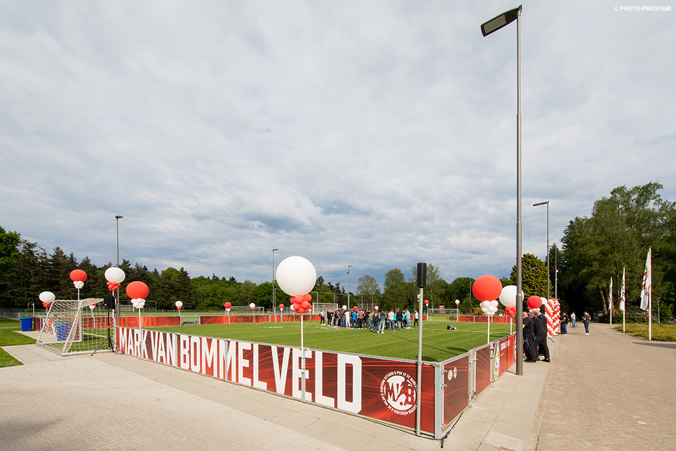 Een overzicht van het Mark van Bommel-veld