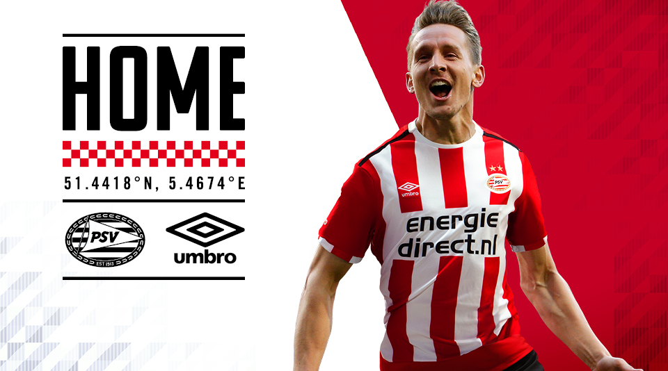 Zowel het thuis- als uittenue zijn vanaf 26 juli te koop in de PSV FANstore en online