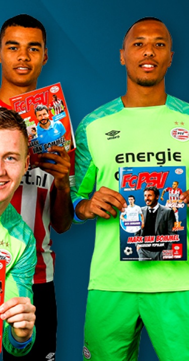 FC PSV Magazines in de bus
