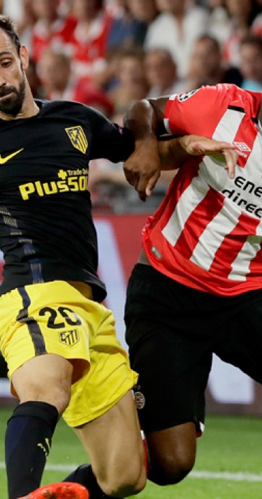 PSV mist geluk tegen Atlético Madrid: 0-1