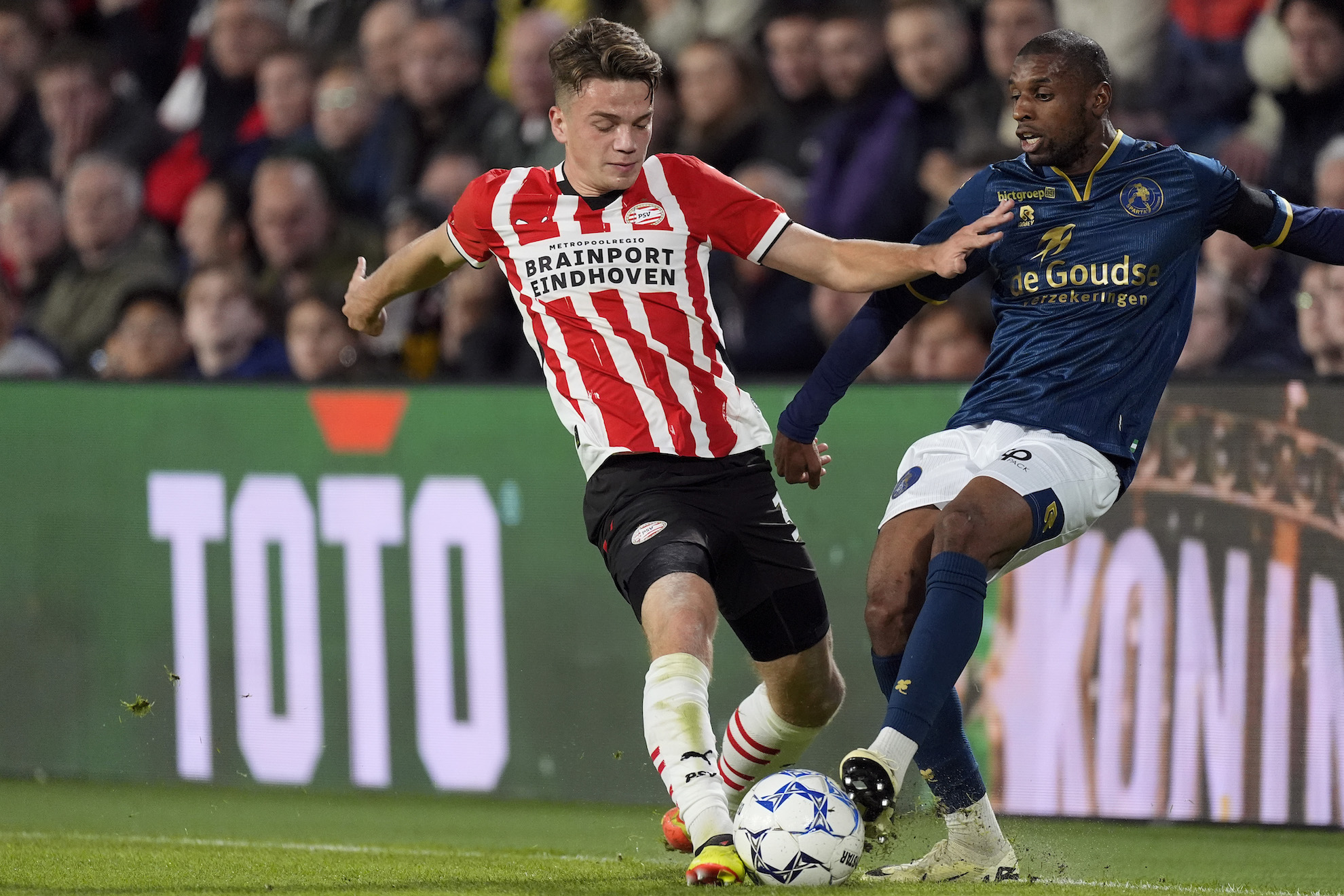 Matteo Dams in duel met Said Bakari