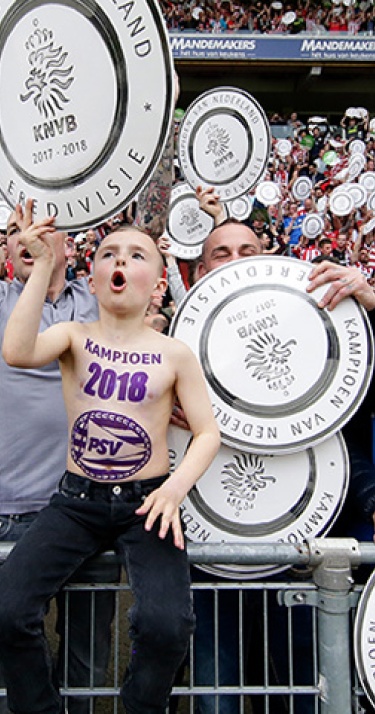PSV VOOR 24E KEER KAMPIOEN VAN NEDERLAND