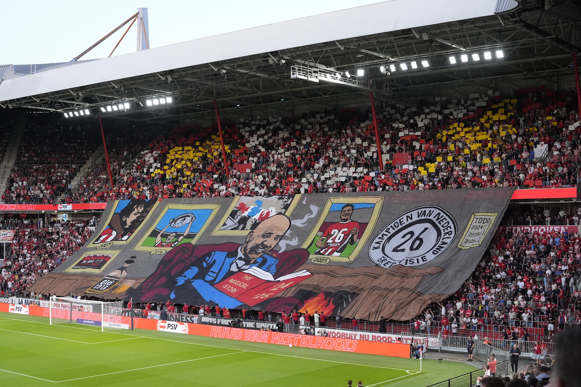 De supporters zijn klaar voor het nieuwe seizoen