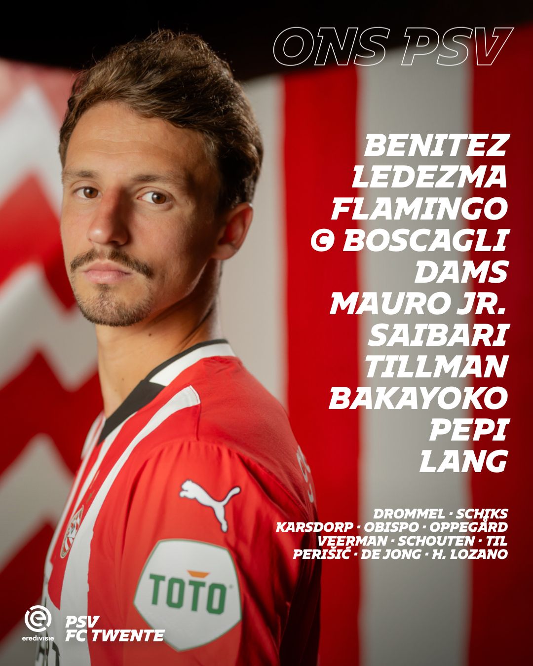 Opstelling PSV