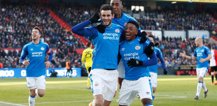 In de stemming komen met drie keer Feyenoord - PSV