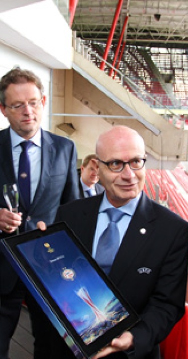 PSV ontvangt weer een UEFA-plaquette