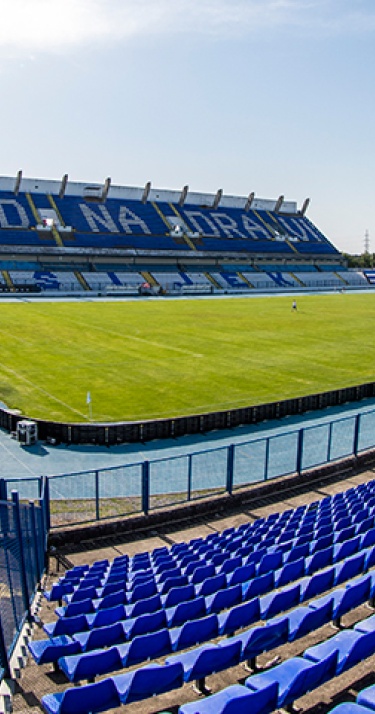 Stadion Gradski vrt, typisch Oost-Europees