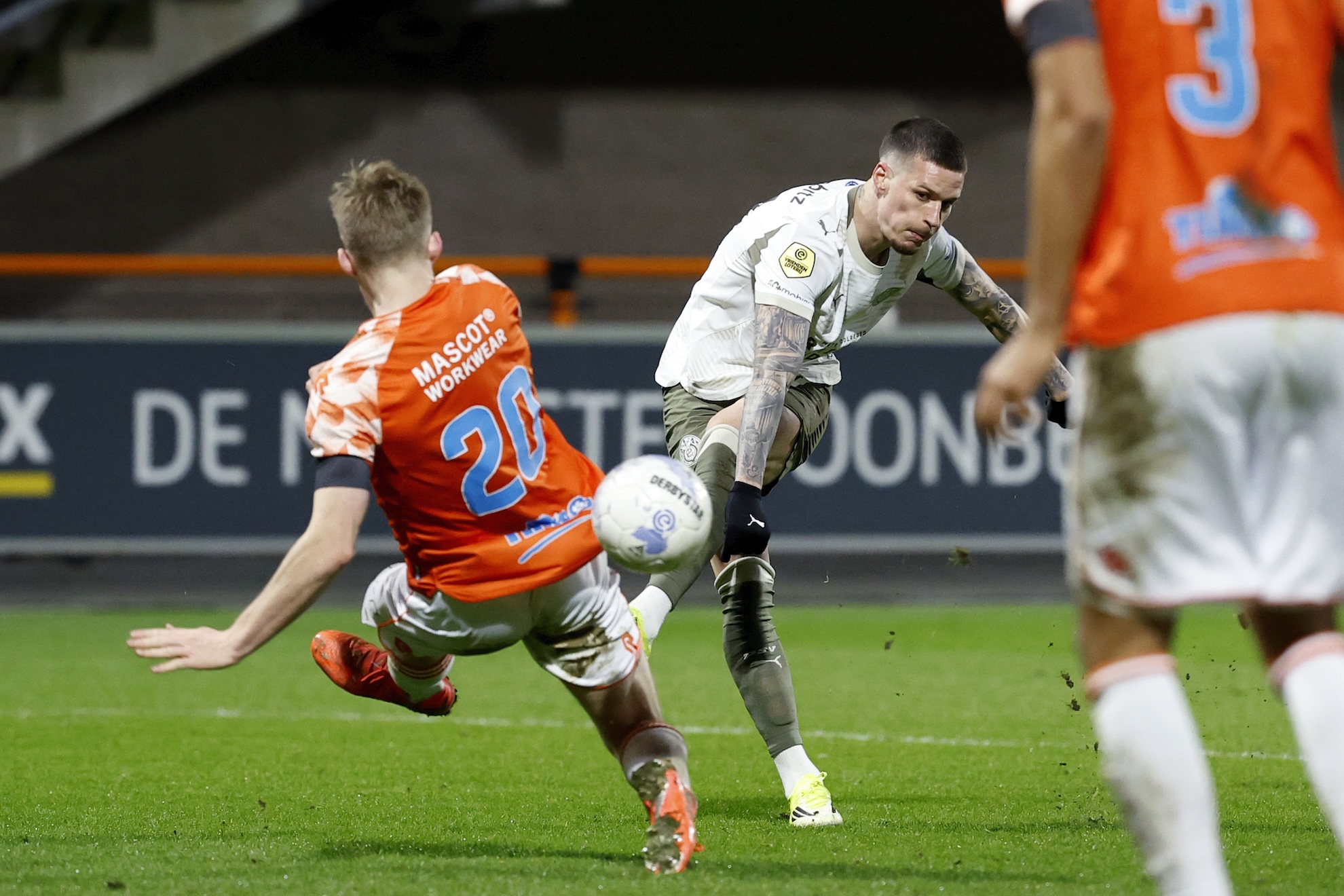 Het moment van het doelpunt