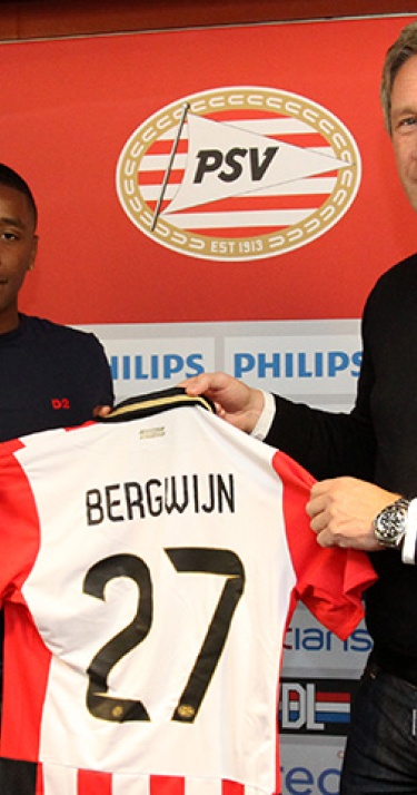 Steven Bergwijn officieel tot 2020 bij PSV