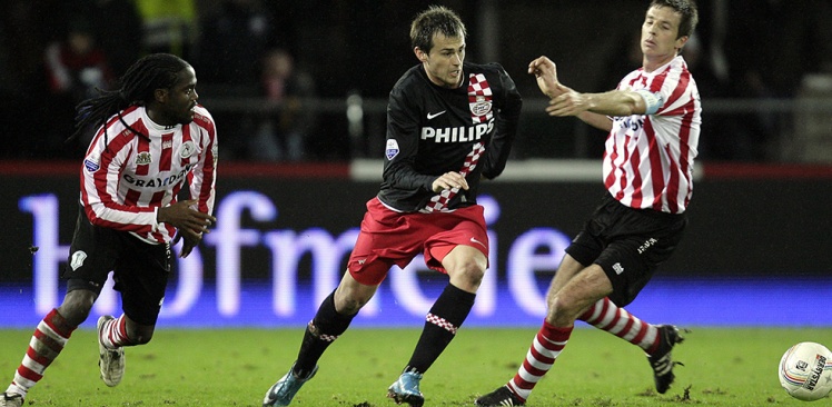 PSV sinds 2001 ongeslagen tegen Sparta