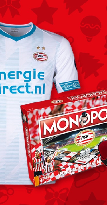 Bijzonder kerstassortiment PSV FANstore 