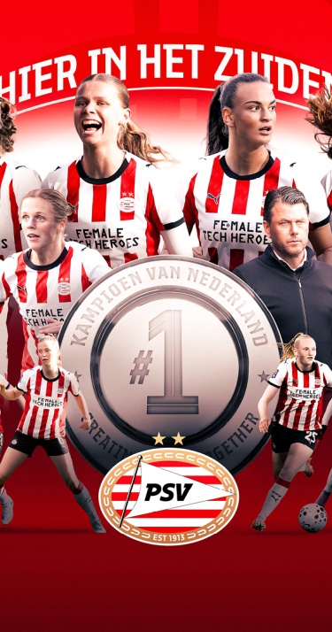 Landskampioen | PSV Vrouwen schrijft historie met eerste landstitel 
