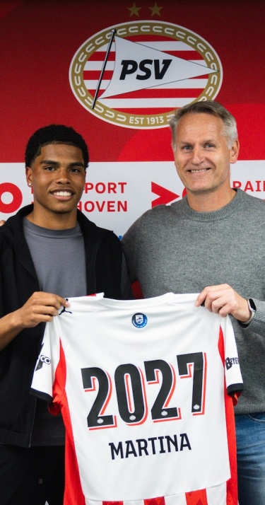 Profcontract | Jorvimar Martina tekent eerste contract 