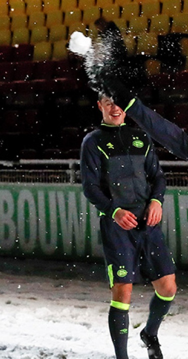 In beeld: Sneeuwpret in Deventer