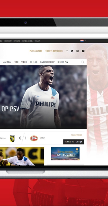 PSV lanceert geheel nieuwe website