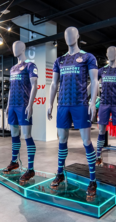 PSV FANstore vernieuwd: beleving in Philips Stadion