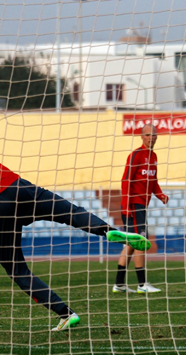 Elf spelers werken nog een stadiontraining af