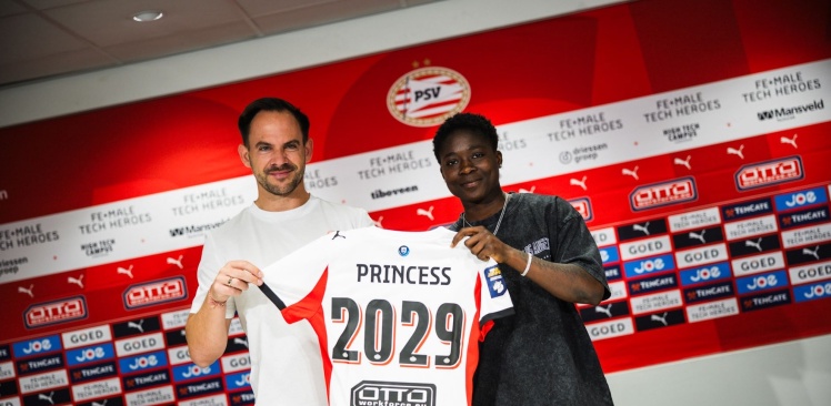 Transfer | PSV neemt Princess Dankwa Marfo over van FC Nordsjælland