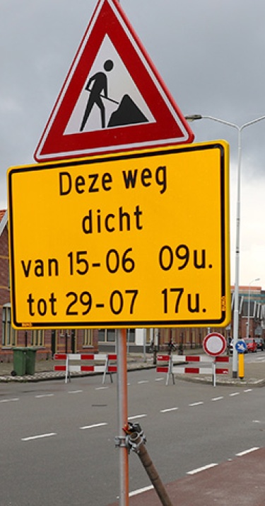 Rioolwerkzaamheden Frederiklaan