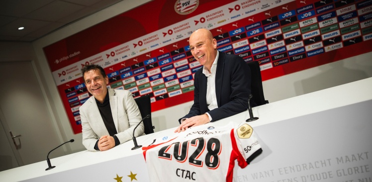 Business | Ctac verlengt samenwerking met PSV tot medio 2028