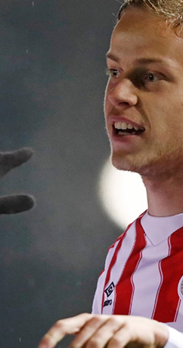 Rigo met Jong PSV tegen FC Volendam