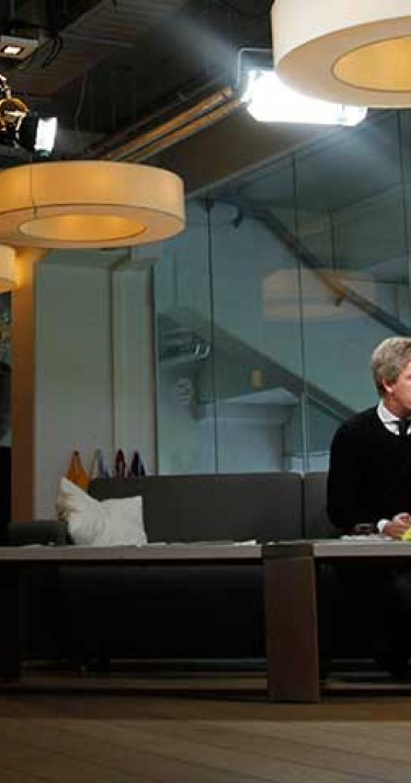 Marcel Brands in studioprogramma PSV TV