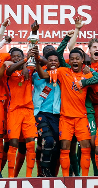 Oranje O17 wint EK met drie PSV&rsquo;ers