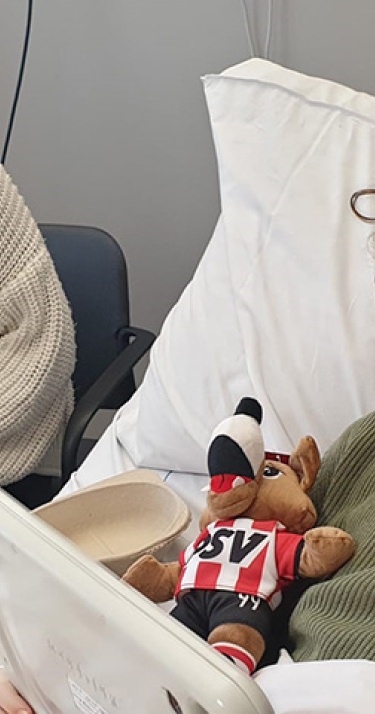 Hart onder de riem tijdens alternatief ziekenhuisbezoek