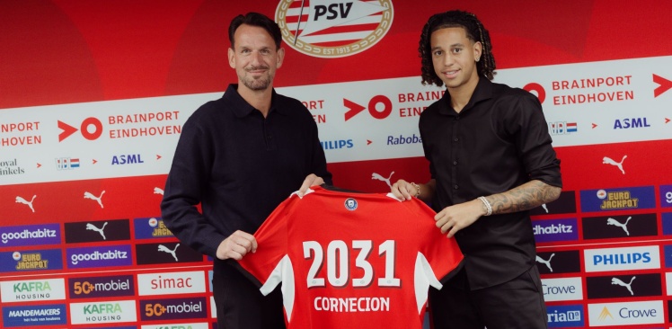 Contractnieuws | PSV legt Shuryjano Cornecion voor vijf jaar vast 