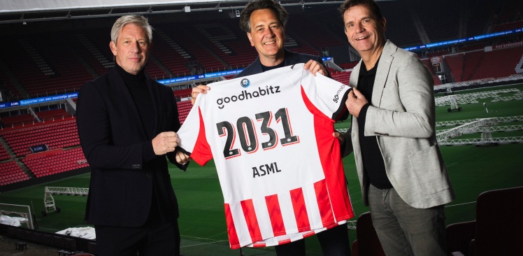 Business | PSV en ASML verlengen samenwerking met vijf jaar 