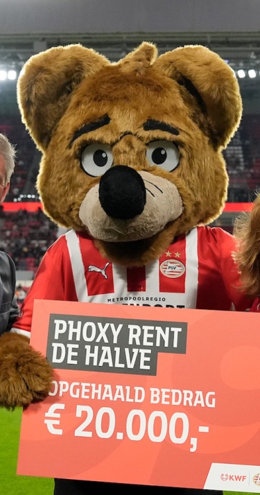 Nieuws | Phoxy haalt &euro;20.000 op voor KWF Kankerbestrijding