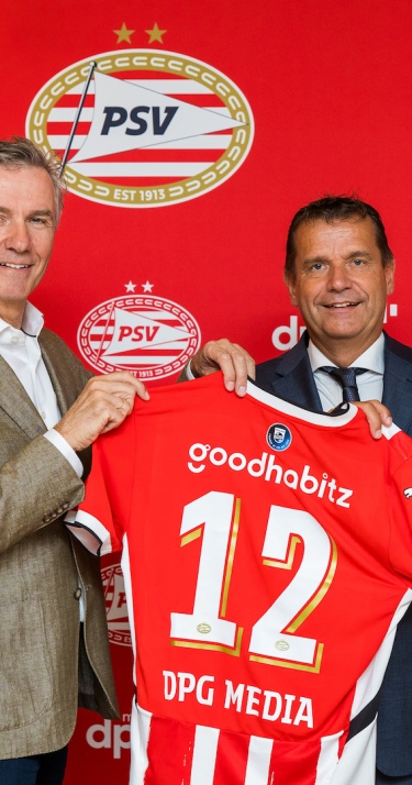 Business | DPG Media tekent drie jaar bij als mediapartner PSV