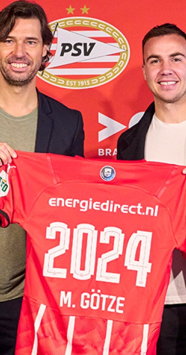 Mario Götze verlengt contract bij PSV